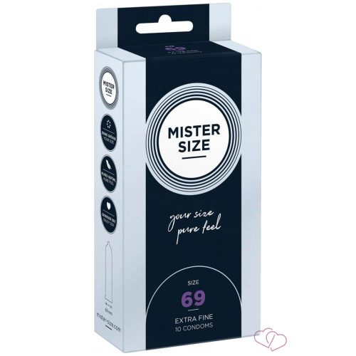 MISTER SIZE 69 mm Condoms 10 pieces - Kondomok