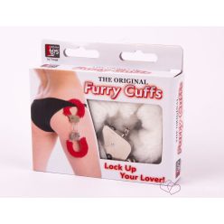 Plüss bilincsek - fehér - Fetish eszközök