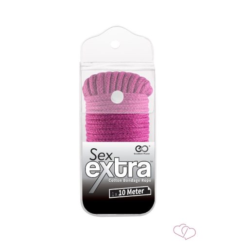 SEX EXTRA - SILKY BONDAGE ROPE PINK - 2