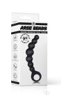 Arse Beads 7" Ribbed Silicone Anal Beads I - Anális termékek