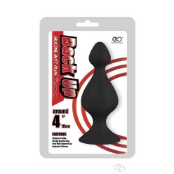 Back Up 4" Silicone Butt Plug w/Suction Cup I - Anális termékek