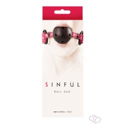 Sinful Ball Gag Pink - Fetish eszközök