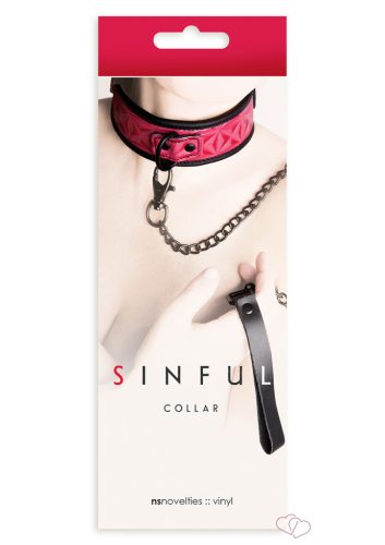 Sinful Collar Pink - Fetish eszközök