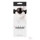 Sinful Ball Gag Black - Fetish eszközök
