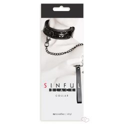Sinful Collar Black - Fetish eszközök