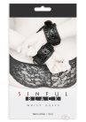 Sinful Wrist Cuffs Black - Fetish eszközök