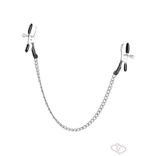 Alligator Nipple Clamps  Silver - 4