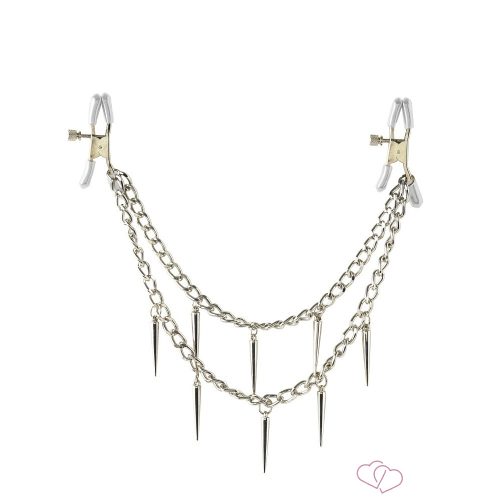Rock Hard Nipple Clamps  Silver - 4