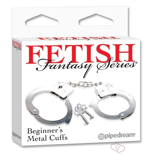 Beginner's Metal Cuffs Silver - Fetish eszközök