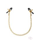 Chain Nipple Clamps  Gold/Black - 4