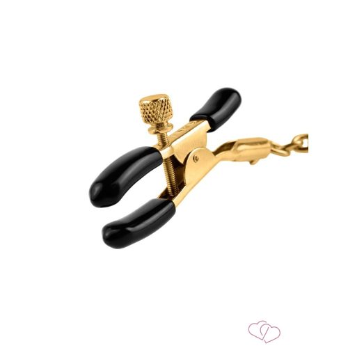 Chain Nipple Clamps  Gold/Black - 5