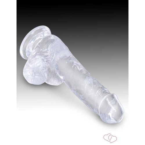 6" with balls Clear