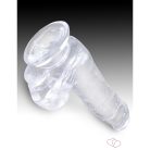6" with balls Clear