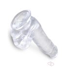 6" with balls Clear