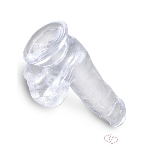 6" with balls Clear