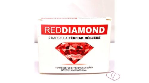 Red Diamond - Étrend-kiegészítő Férfiak részére 2 db kapszula - Drogéria