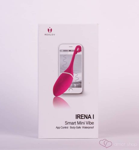 Realov - Irena Smart Egg Pink APPLIKÁCIÓS VIBRÁCIÓS TOJÁS - RÓZSASZÍN