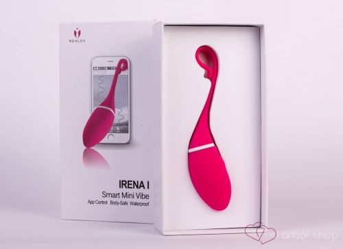 Realov - Irena Smart Egg Pink APPLIKÁCIÓS VIBRÁCIÓS TOJÁS - RÓZSASZÍN