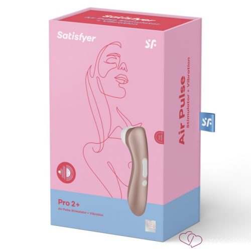 Satisfyer Pro 2 - akkus csiklóizgató vibrátor (barna) - Vibrátorok