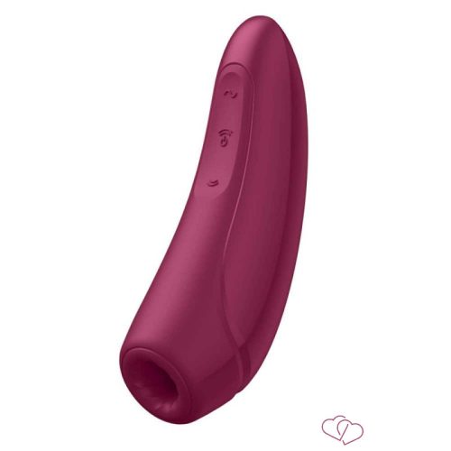 Satisfyer Curvy 1+ - okos, akkus, vízálló csiklóizgató vibrátor - Vibrátorok