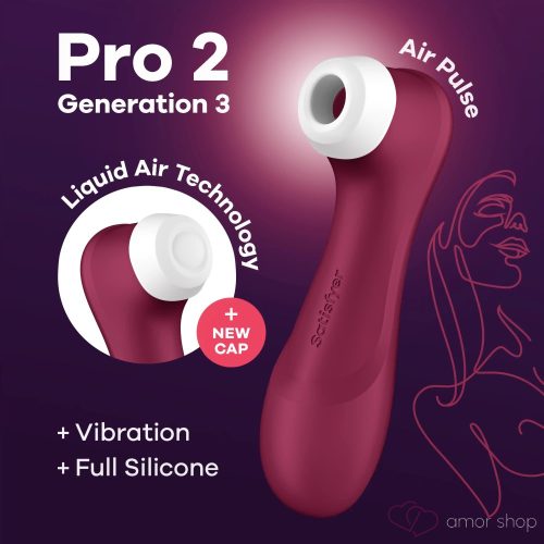 Pro 2 Generation 3 with Liquid Air wine red - 7