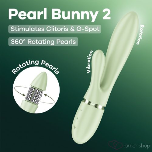 Pearl Bunny 2 - light green - 4
