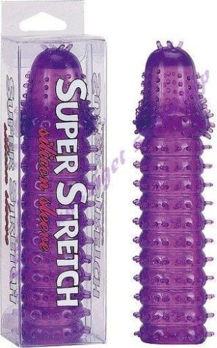 Super Stretch Lilac Silicone Sleeve - Férfi termékek