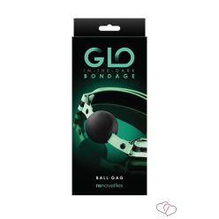 GLO Bondage - Ball Gag - Green - Fetish eszközök