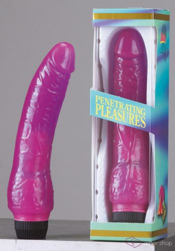 Zselés vibrátor - lila-1 - Vibrátorok